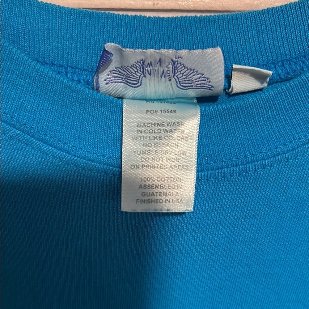 Women’s Blue Long Sleeve Shirt - Picture 3 of 5
